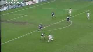 Goal! Marco Simone. AC Milan vs Austria Salzburg. 28.09.1994