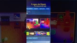 5 jogos MARAVILHOSOS da STEAM por menos de R$50 !! #shorts