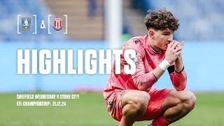 City fail to take advantage of 10 man Wednesday | Sheffield Wednesday 2-0 Stoke City | Highlights