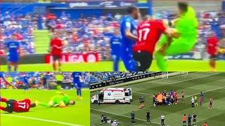 David Soria Injury Video | Pray for David Soria, Getafe vs Mallorca (2-1)