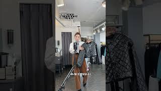 애나멜 숏 패딩, 라울 폴라티, 골덴 밴딩 팬츠 겨울 코디 여성의류#겨울코디 #여성코디 #여자코디#패딩#점퍼#잠바#폴라티#여자바지