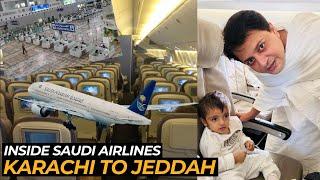 Saudi Airlines Economy Class I Karachi to Jeddah I Pakistan to Saudi Arabia I @Aftab-Channa