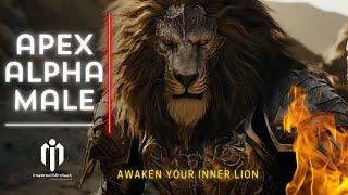 APEX ALPHA MALE |  Subliminal Frequencies To Awaken Your Inner Lion | 8Hz Alpha