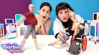 Ayşe ve Ümit ile Barbie oyunları! Ken iddiaya girip karnına karpuz koyup hamile oluyor