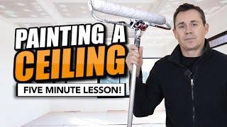 HOW TO PAINT A CEILING - Everything you need to know in 5 minutes!