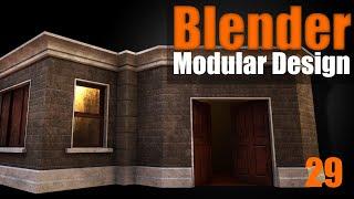 Blender Modular Design - 29 Entrance Point: Large Bevelled Doorway