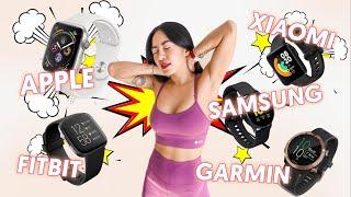 So sánh các loại đồng hồ thông minh (Apple, Garmin, Fitbit, Xiaomi, Samsung)  Hana Giang Anh