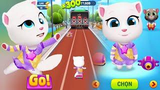 Talking Tom Gold Run New Update 2024 - New Character Angela Athlete - Android iOS