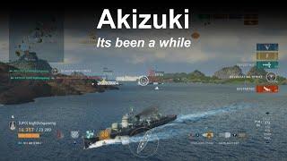 Akizuki Its Been a While - World of Warships Legends