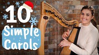 My favorite easy Christmas harp music!