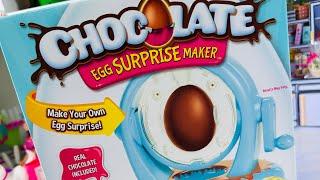 Chocolate Egg Surprise Maker #eggsurprise #nostalgia #asmr