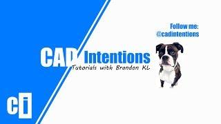 AutoCAD Tutorials - CAD Intentions Trailer