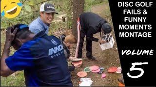 DISC GOLF FAILS & FUNNY MOMENTS SUPER MONTAGE |  VOLUME *5*  |  (EPISODES 49-63)