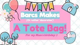 BARCS MAKES a Tote Bag