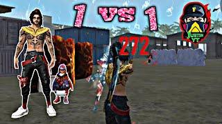 YT JUSTIN VS RINTU FF || 1 vs 1 Best Highlights || RREE FIRE BATTELGROUND