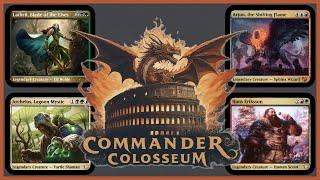 MTG EDH Gameplay | Commander Colosseum: Arjune VS Lathril VS Archelos VS Hans Eriksson