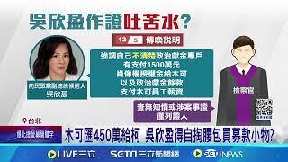 搭檔柯選總統 爆吳欣盈稱"募款小物還要跟木可買"｜94要賺錢