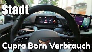 Cupra Born E Auto Verbrauch in der Stadt