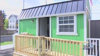 New homes unveiled at Community Shelter Services' Kiwanis Tiny Home Village