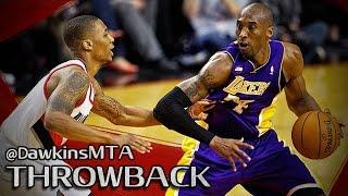 Kobe Bryant vs Damian Lillard Full Highlights 2013.04.10 - 47 For Kobe, 38 For Rookie Dame!