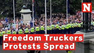 Canadian Freedom Truckers Protests Spread Across The World