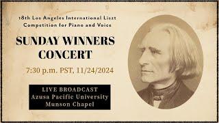 18th Los Angeles International Liszt Competition Sunday Winners Concert