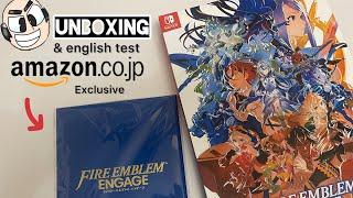 Fire Emblem Engage Elyos edition  unboxing with amazon  exclusive & english test