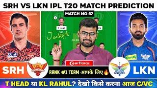 SRH vs LKN Dream11 Team, SRH vs LSG Dream11 Prediction, Hyderabad vs Lucknow IPL Dream11 Team Today