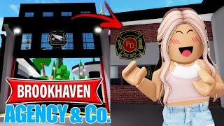  AGENCY, FEUERWEHR  & POLIZEI-STATION  in BROOKHAVEN  Roblox