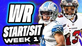  WEEK 1 WR MUST Start/Sit Picks!  | 2024 Fantasy Football Advice