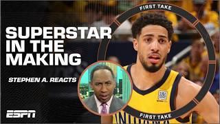 JWill sees ‘FLASHES’ of Magic Johnson & John Stockton in Haliburton  Stephen A REACTS! | First Take