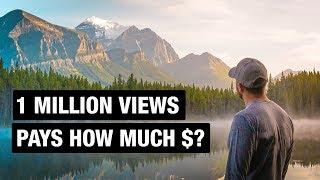 How much do Youtubers make for 1 Million Views?