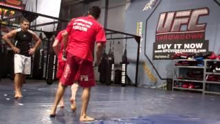 Team BJMUTA:  Coach Brian Peterson Working Grappling & Judo with Vinc "From Hell" Pichel