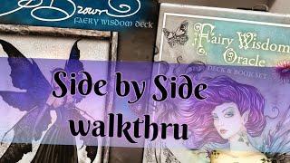 Side by side walkthrough: Fairy Wisdom Oracle VS Fairy Wisdom deck