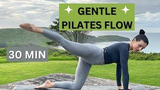 30 MIN GENTLE PILATES FLOW | Full Body Pilates Mat