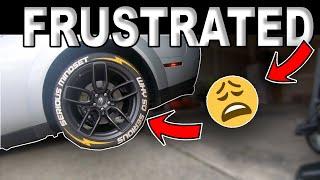 WHY I HATE MY TIRE STICKERS| THE TRUTH ABOUT OWNING TIRE STICKERS ON A DODGE CHALLENGER SCATPACK