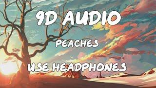 9D - PEACHES  Justin Bieber ft Daniel Caesar  , Giveon | USE HEADPHONES I 9D MUSIC