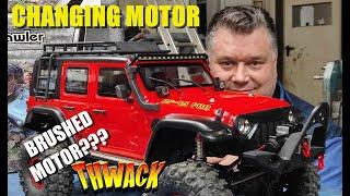 DF-4S PRO RTR RC crawler CHANGING BRUSHED MOTOR with HOBBYWING BRUSHLESS Quicrun Fusion