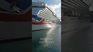 BRITANNIA CRUISE SHIP #P&OCRUISES #BRITANIA #PASSENGERSHIP