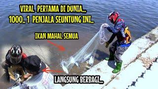 FISHING NET IN THE MUARA RIVER 1000 ONE FISHER FOR THIS