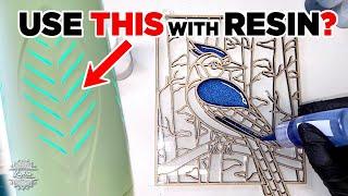 Testing something NEW for epoxy resin artists! Stained Glass Resin Art