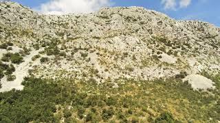 Drone view - hillside of Split Croatia