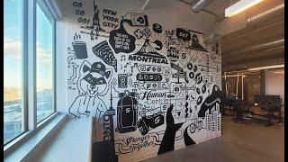 Sharethrough Employees Created a Collaborative Office Mural, the Result is Awesome