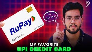 My Favorite UPI Credit Card - Best RuPay Credit Card in 2024
