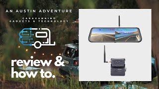 Haloview Handy 10 Wireless Rear View Mirror Dashcam & Reversing Camera for Caravans and Motorhomes