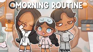 Family Morning ROUTINE | *with voice* | TOCA BOCA family roleplay | AVATAR WORLD