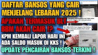 CATAT ! DAFTAR BANSOS CAIR MENJELANG LEBARAN ! TERMASUK BLT BBM ? UPDATE PENCAIRAN BANSOS TERKINI !