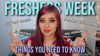 THINGS I WISH I KNEW IN FRESHERS WEEK | Freshers Week Guide 2021