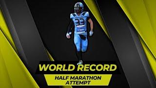 Guinness World Record Attempt: Fastest Half Marathon in Football Gear | Dallas Marathon Raceday Vlog