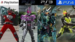 KAMEN RIDER PlayStation Evolution (1998-2020)